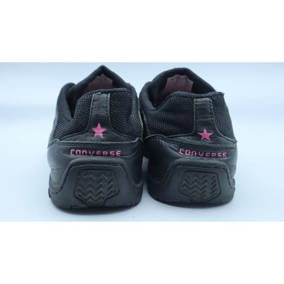 Converse Black Pink Star Slip on Sneaker Walking Running Shoes Womens 7 Driving - Picture 5 of 7